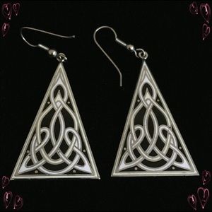 🖤 Art Nouveau Cloisonné Earrings 🖤